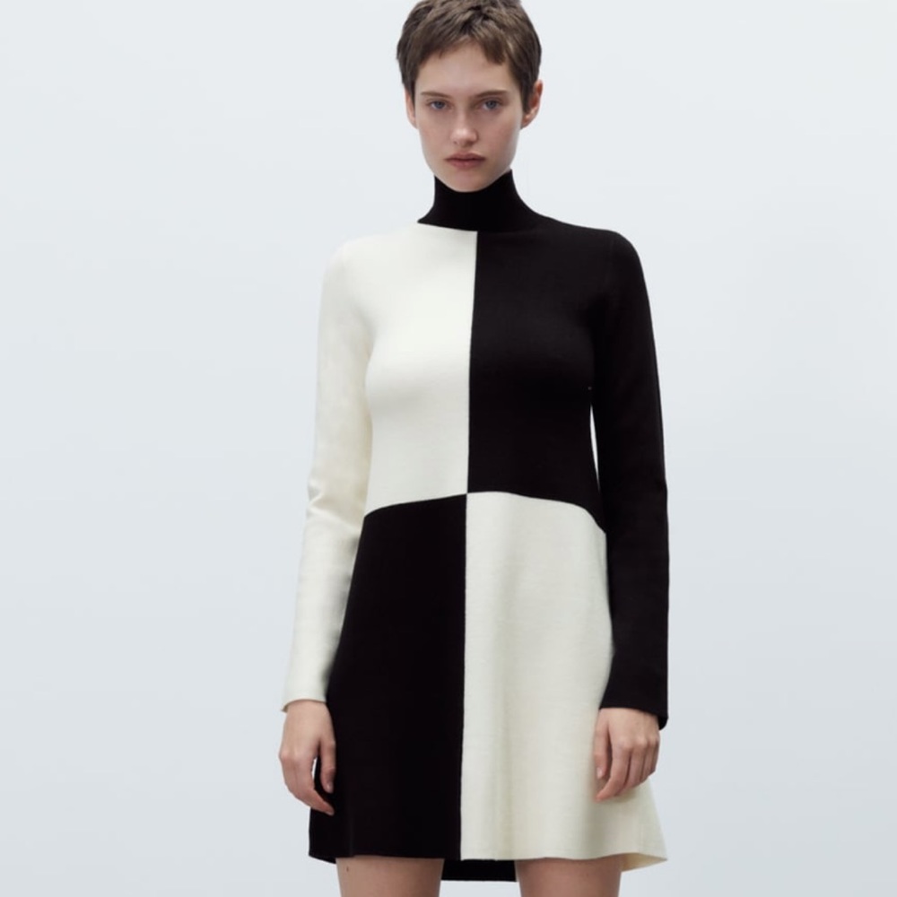 NWT Colorblock Knit Dress